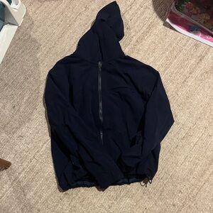 Outdoor Voices Dark Blue Hooded Jacket